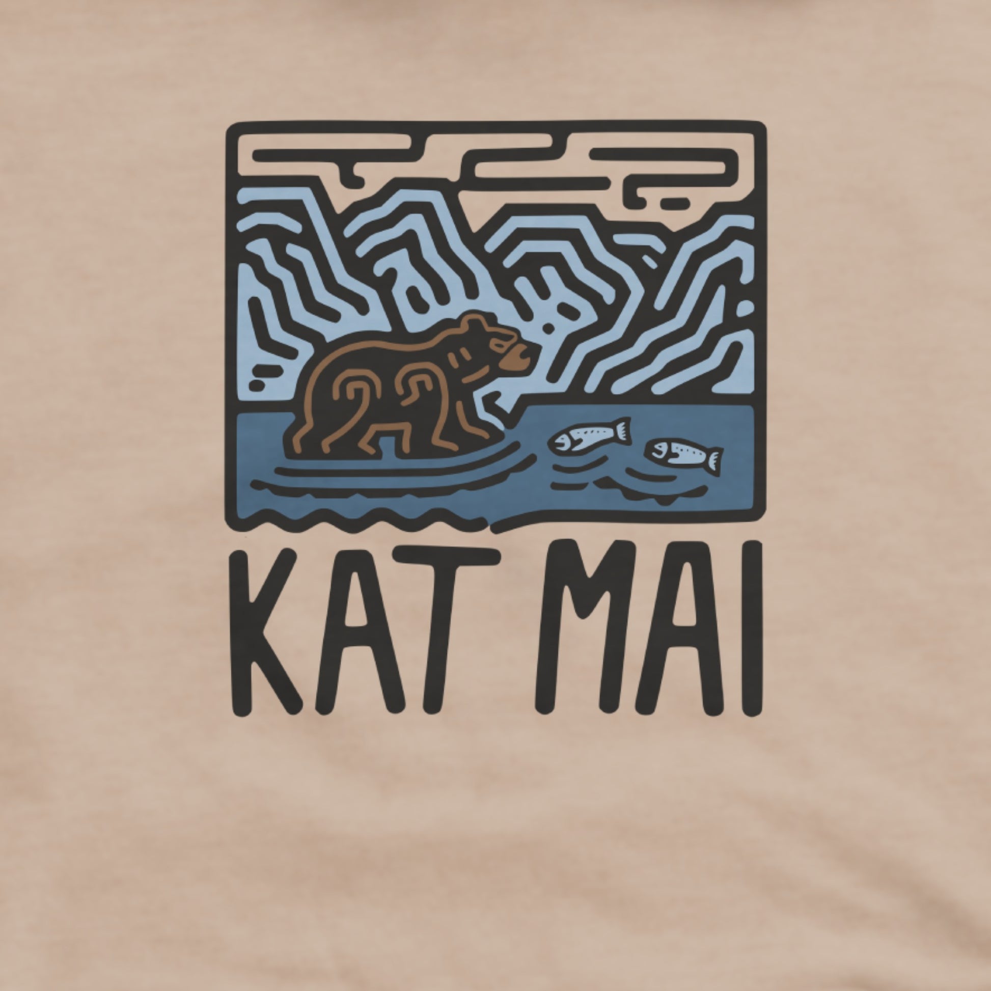 Katmai National Park Hoodie Adventure and Outdoors Themed Hoodie