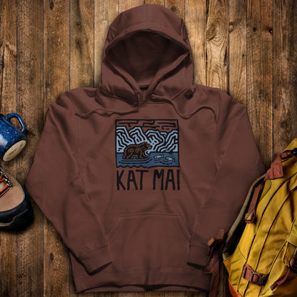 Katmai National Park Hoodie Cocoa Adventure and Outdoors Themed Hoodie