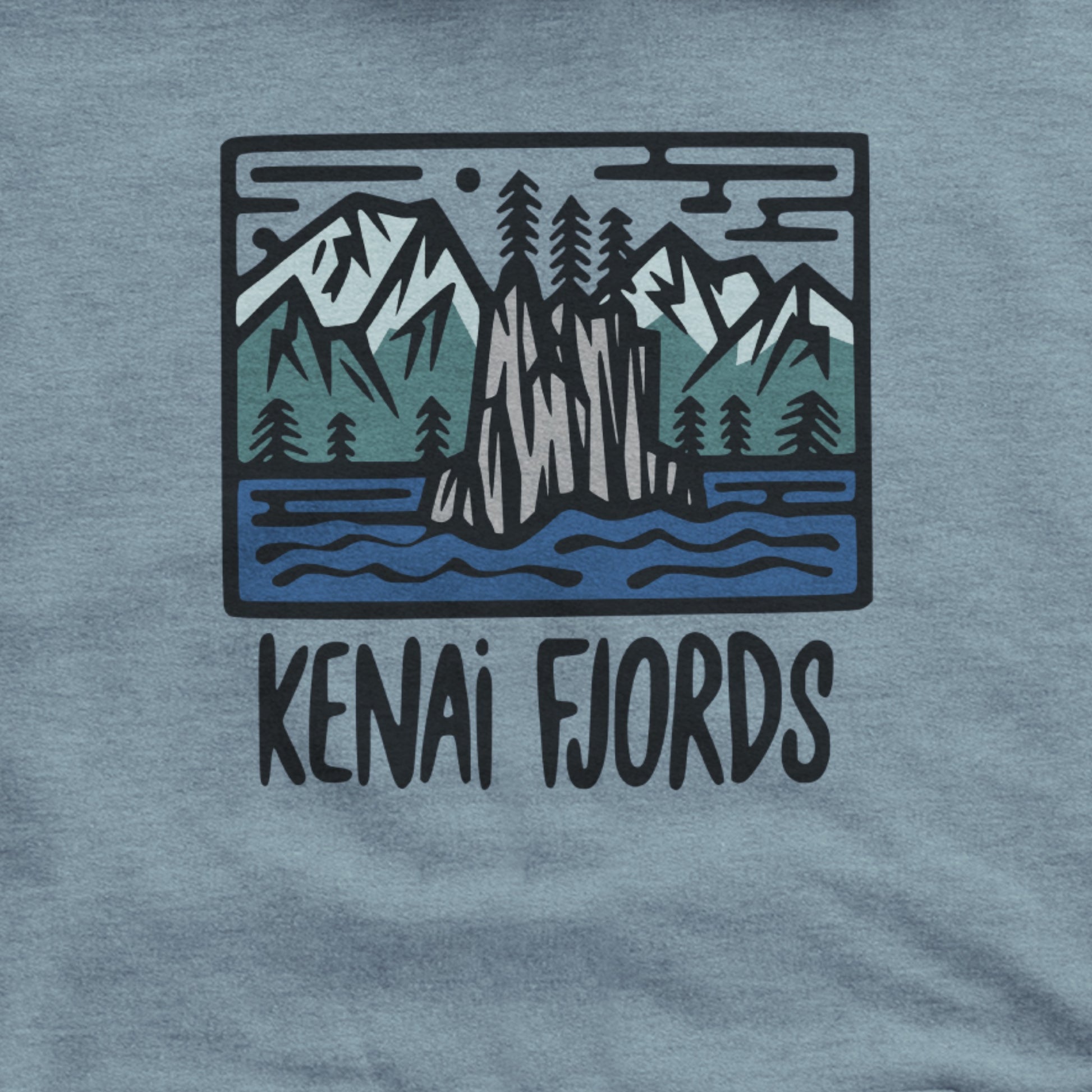 Kenai Fjords National Park Hoodie Adventure and Outdoors Themed Hoodie