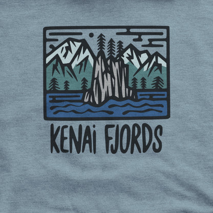 Kenai Fjords National Park Hoodie Adventure and Outdoors Themed Hoodie