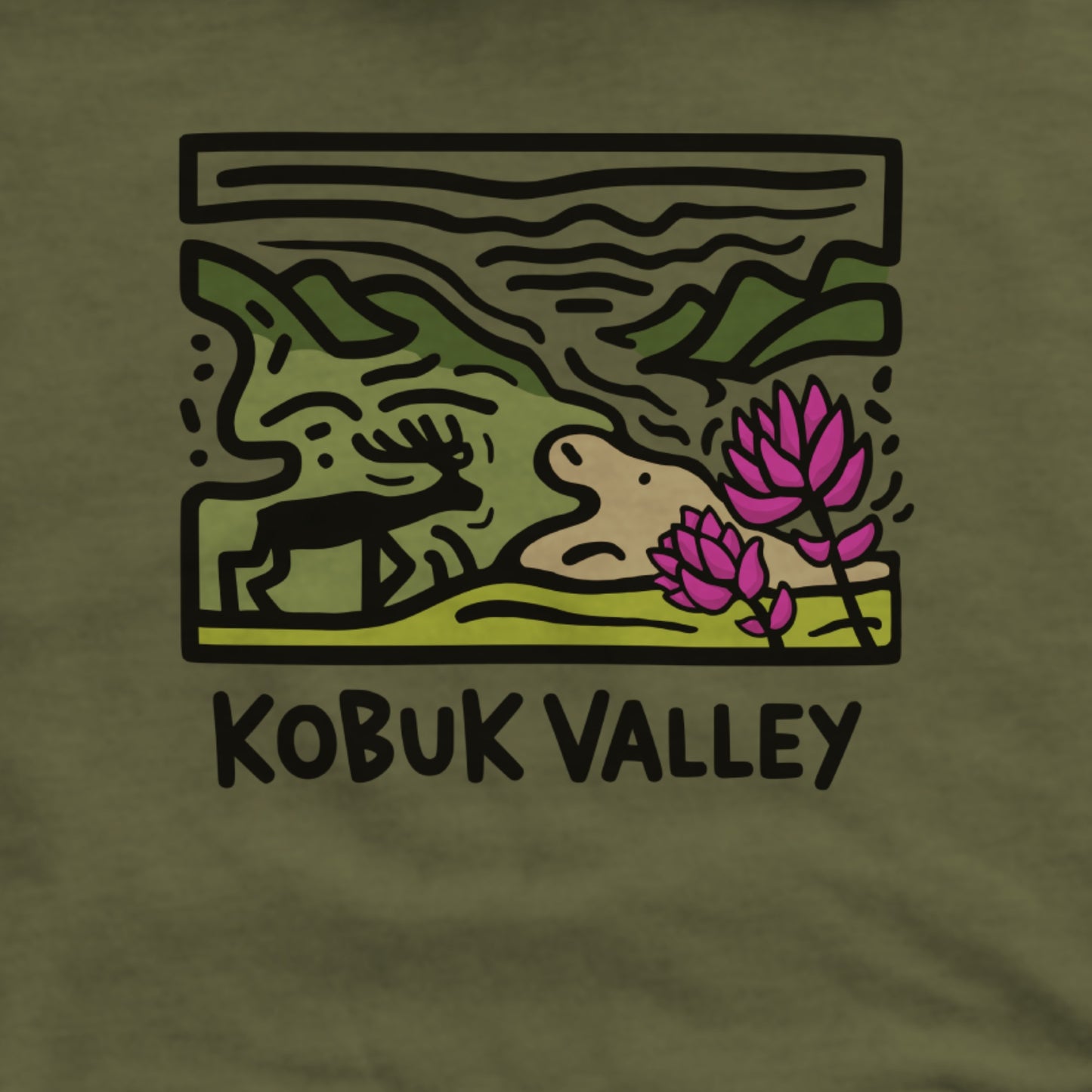 Kobuk Valley National Park Hoodie Adventure and Outdoors Themed Hoodie