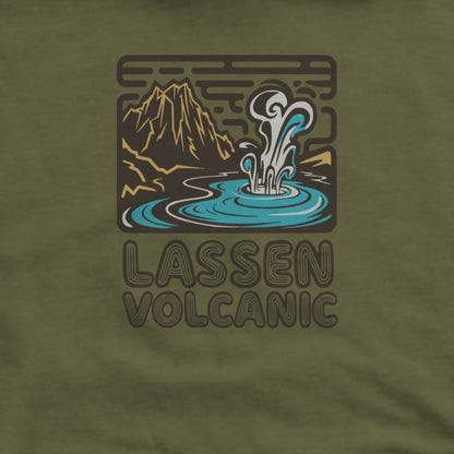 Lassen Volcanic National Park Hoodie Adventure and Outdoors Themed Hoodie