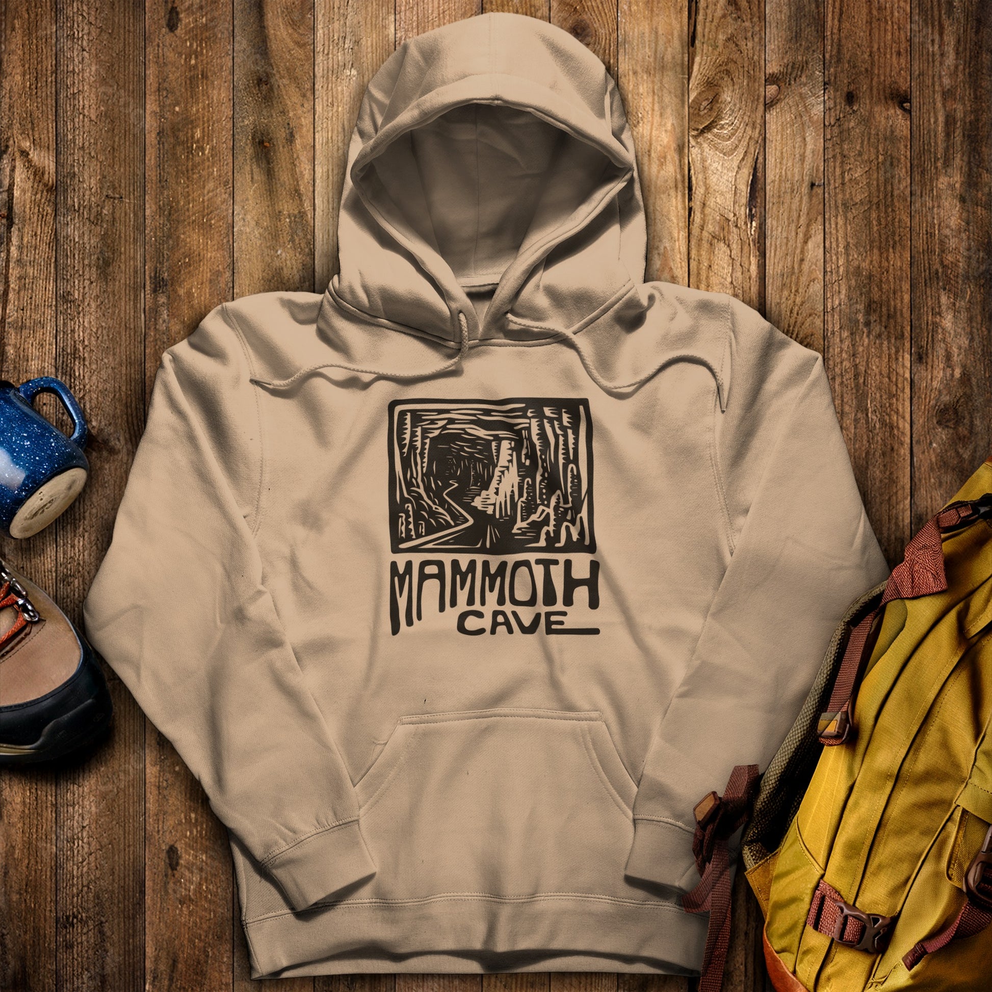 Mammoth Cave National Park Hoodie Sand Adventure and Outdoors Themed Hoodie