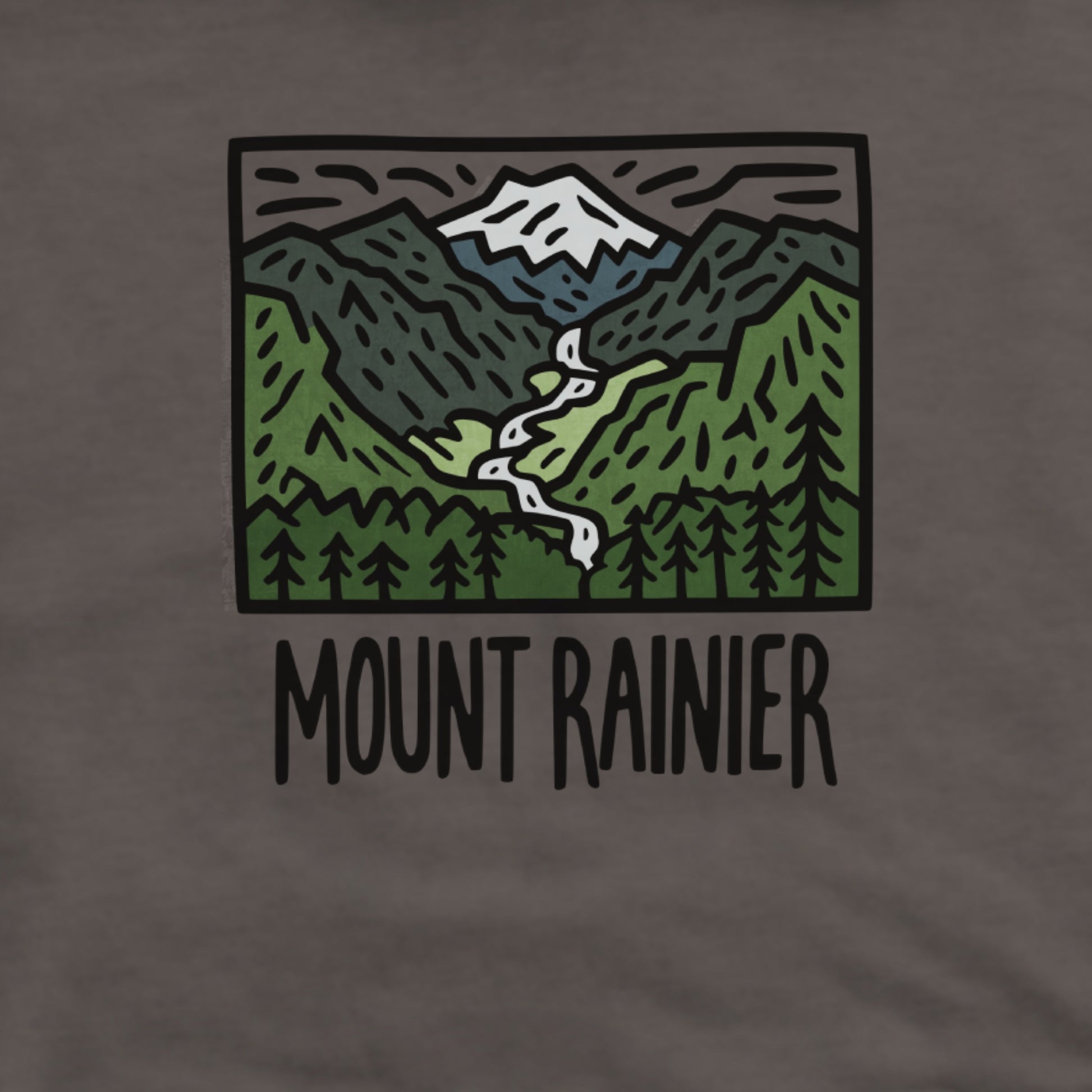 Mount Rainier National Park Hoodie Adventure and Outdoors Themed Hoodie