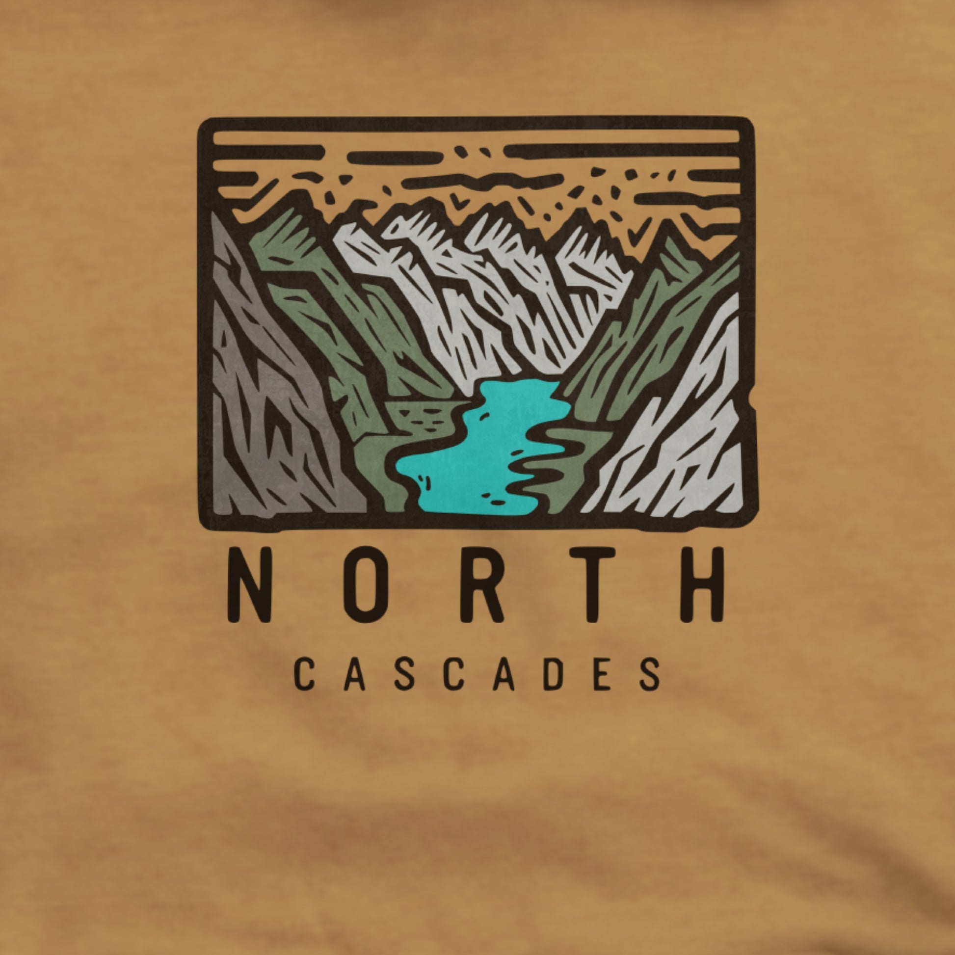 North Cascades National Park Hoodie Adventure and Outdoors Themed Hoodie