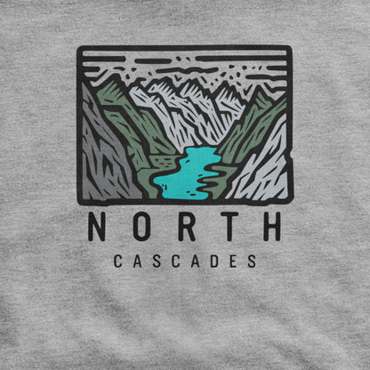North Cascades National Park Hoodie Adventure and Outdoors Themed Hoodie