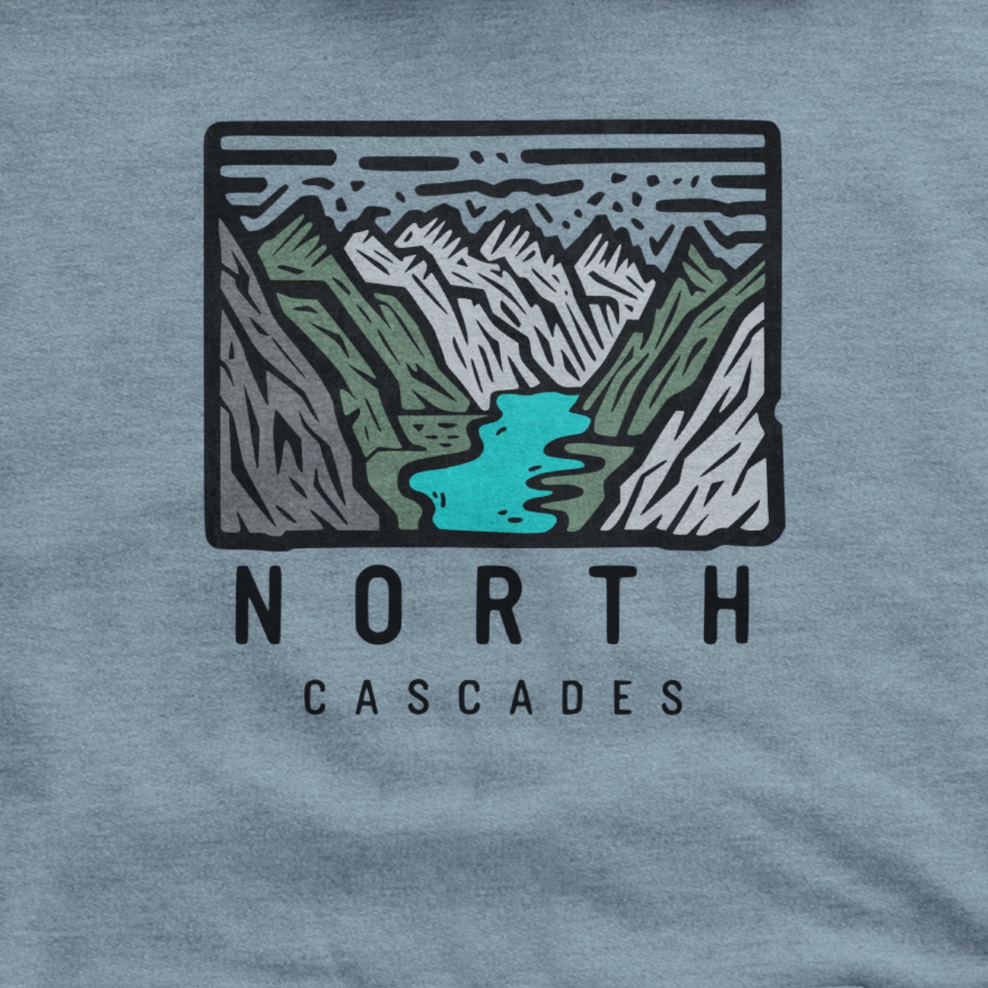 North Cascades National Park Hoodie Adventure and Outdoors Themed Hoodie
