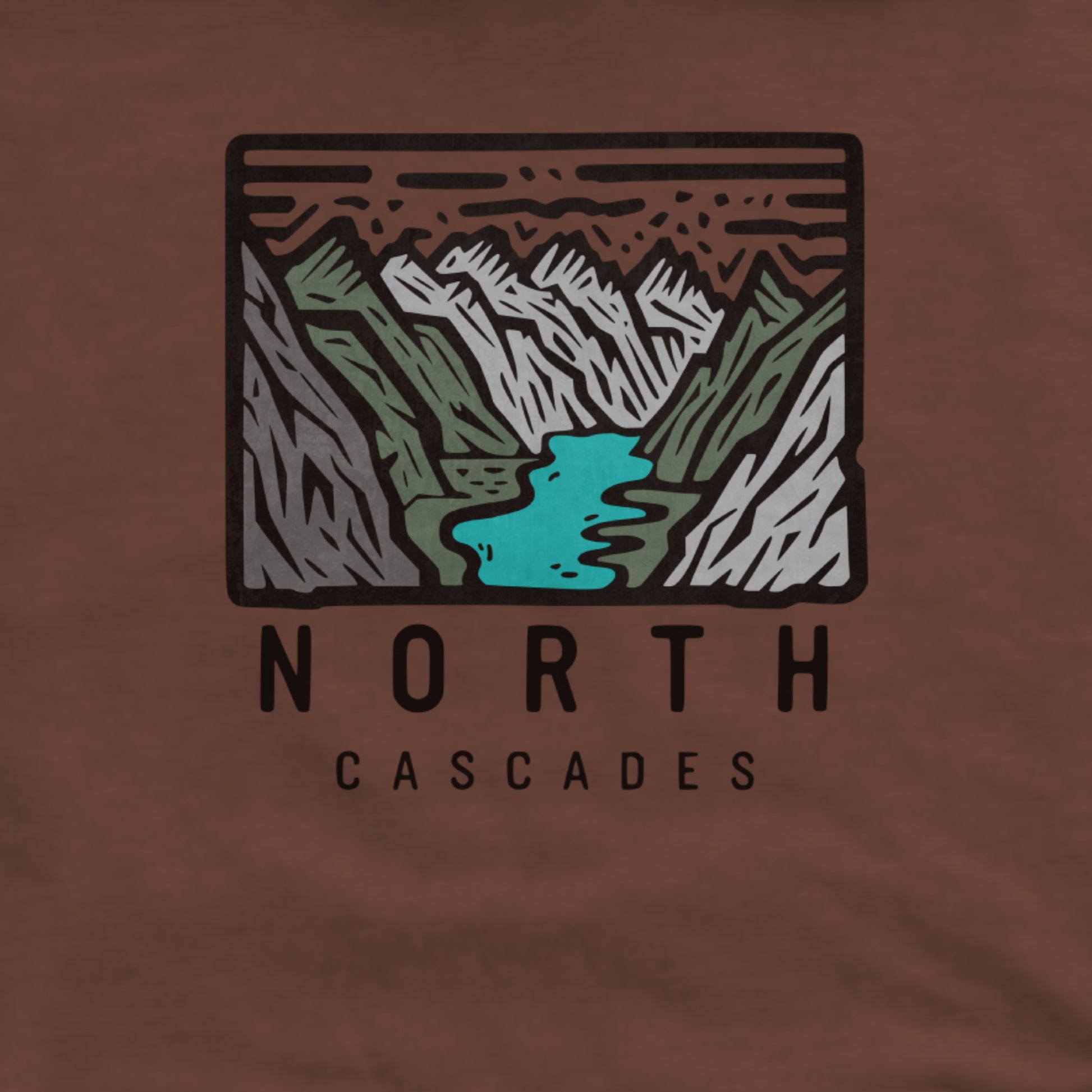 North Cascades National Park Hoodie Adventure and Outdoors Themed Hoodie