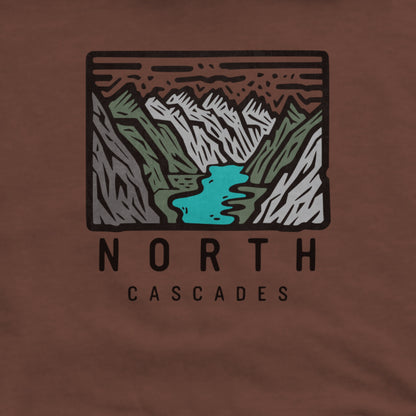 North Cascades National Park Hoodie Adventure and Outdoors Themed Hoodie