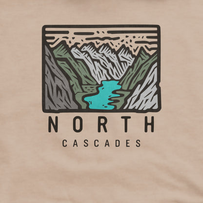 North Cascades National Park Hoodie Adventure and Outdoors Themed Hoodie