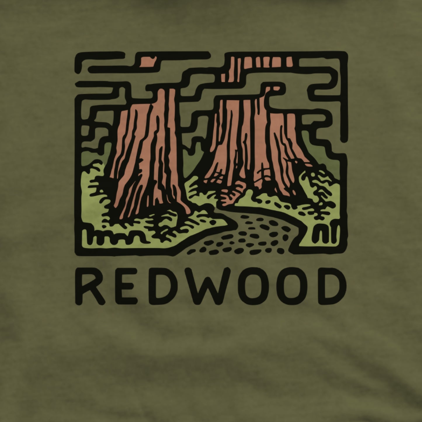 Redwood National Park Hoodie Adventure and Outdoors Themed Hoodie