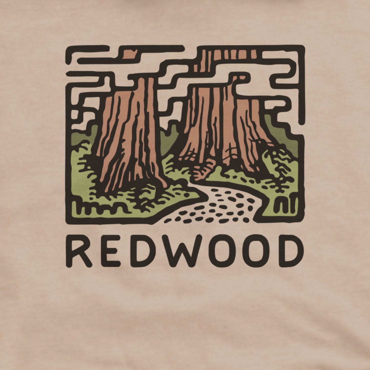 Redwood National Park Hoodie Adventure and Outdoors Themed Hoodie