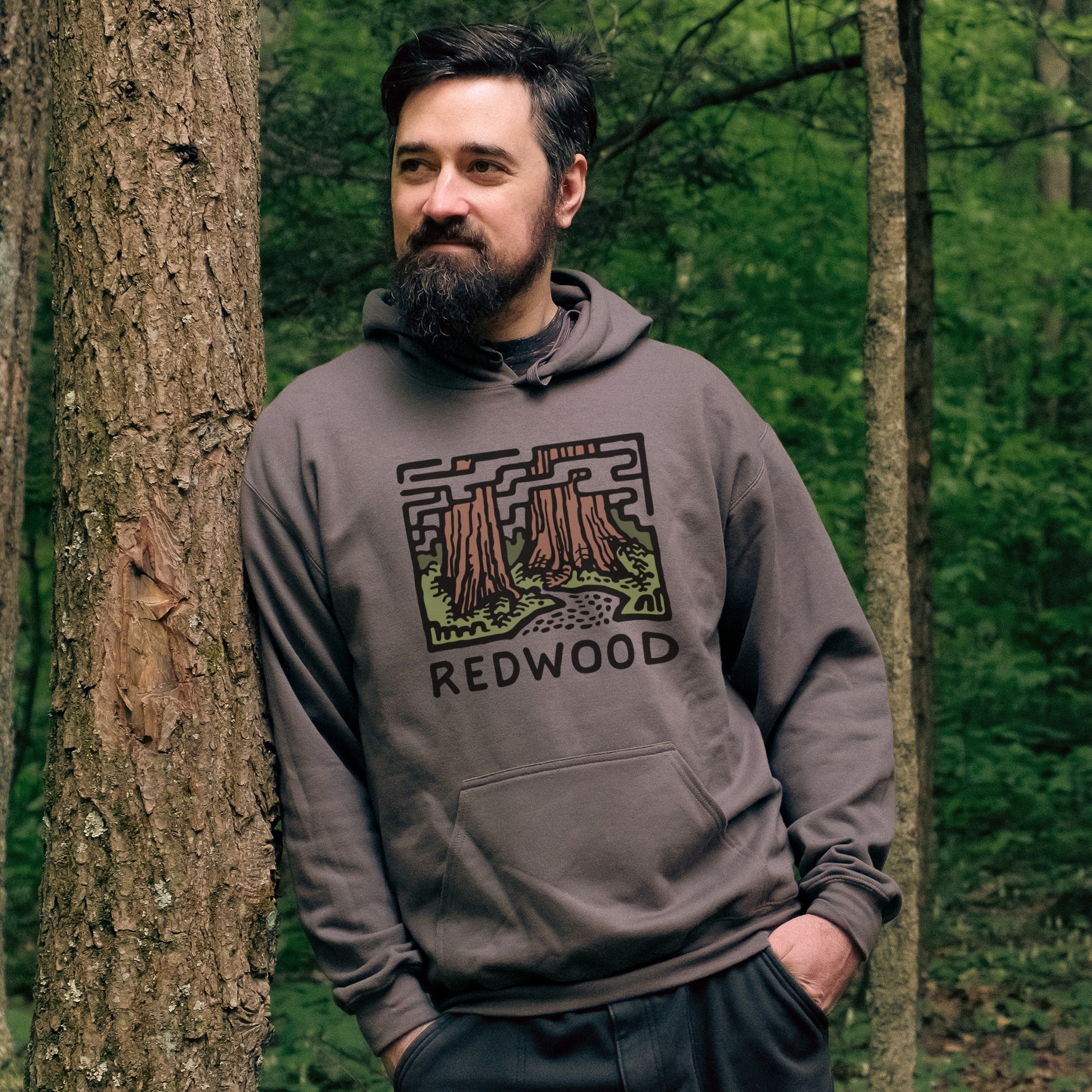 Redwood National Park Hoodie Adventure and Outdoors Themed Hoodie