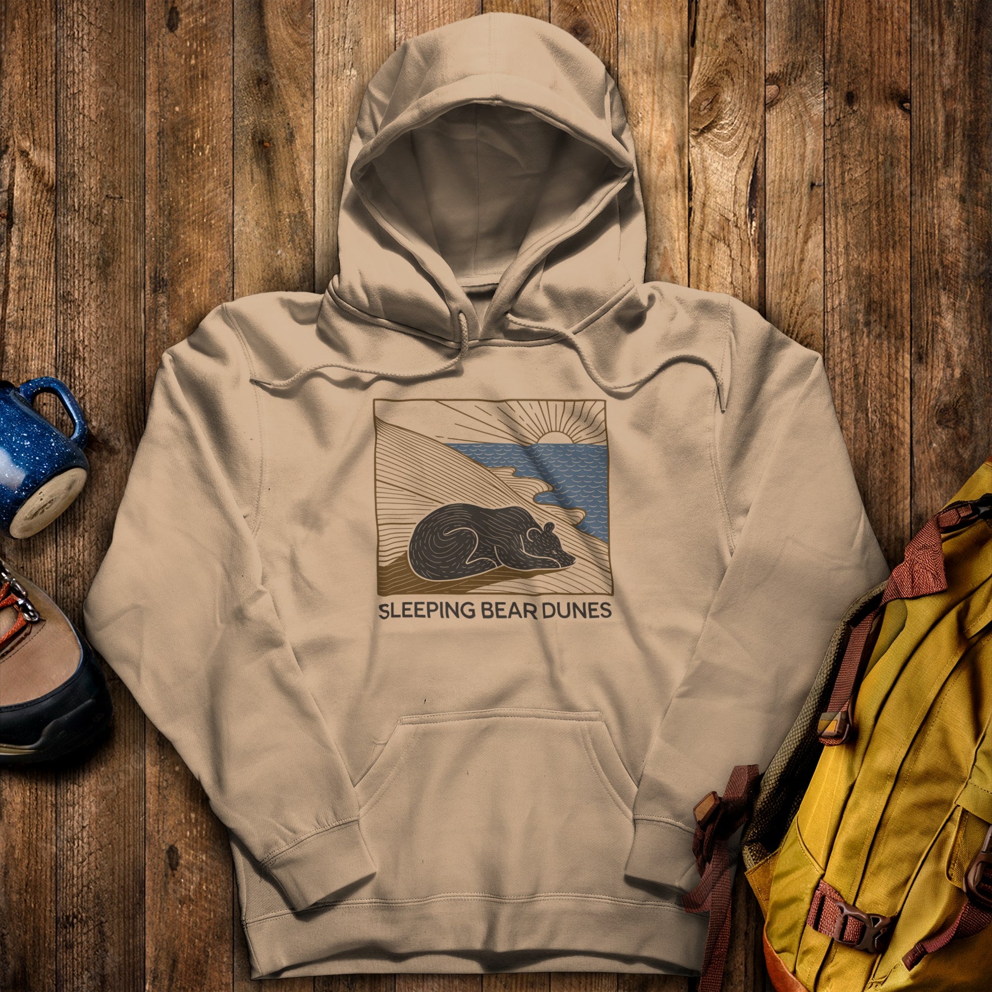 Sleeping Bear Dunes National Lakeshore Hoodie Sand Adventure and Outdoors Themed Hoodie