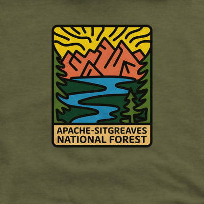 Apache Sitgreaves National Forest Hoodie Adventure and Outdoors Themed Hoodie