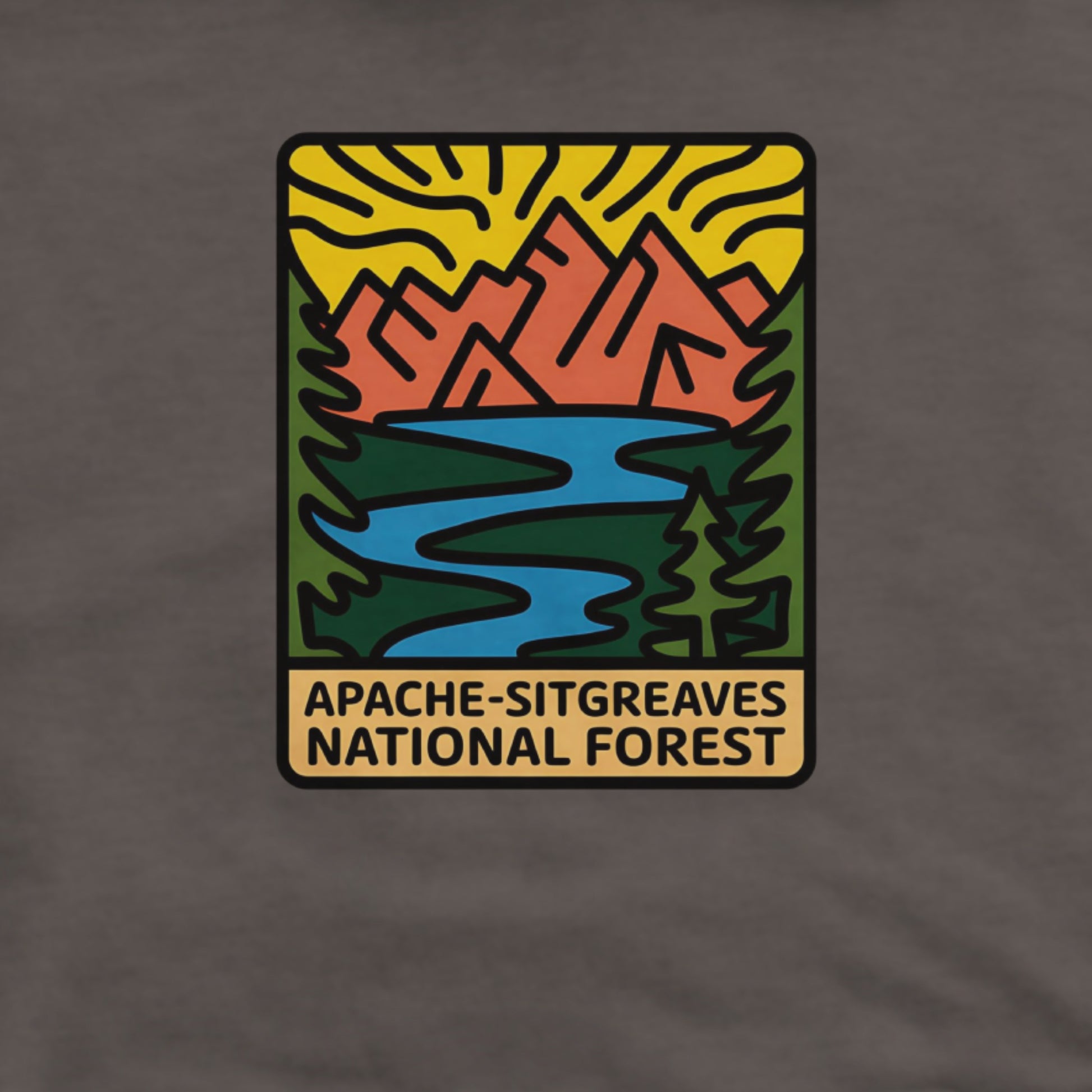 Apache Sitgreaves National Forest Hoodie Adventure and Outdoors Themed Hoodie
