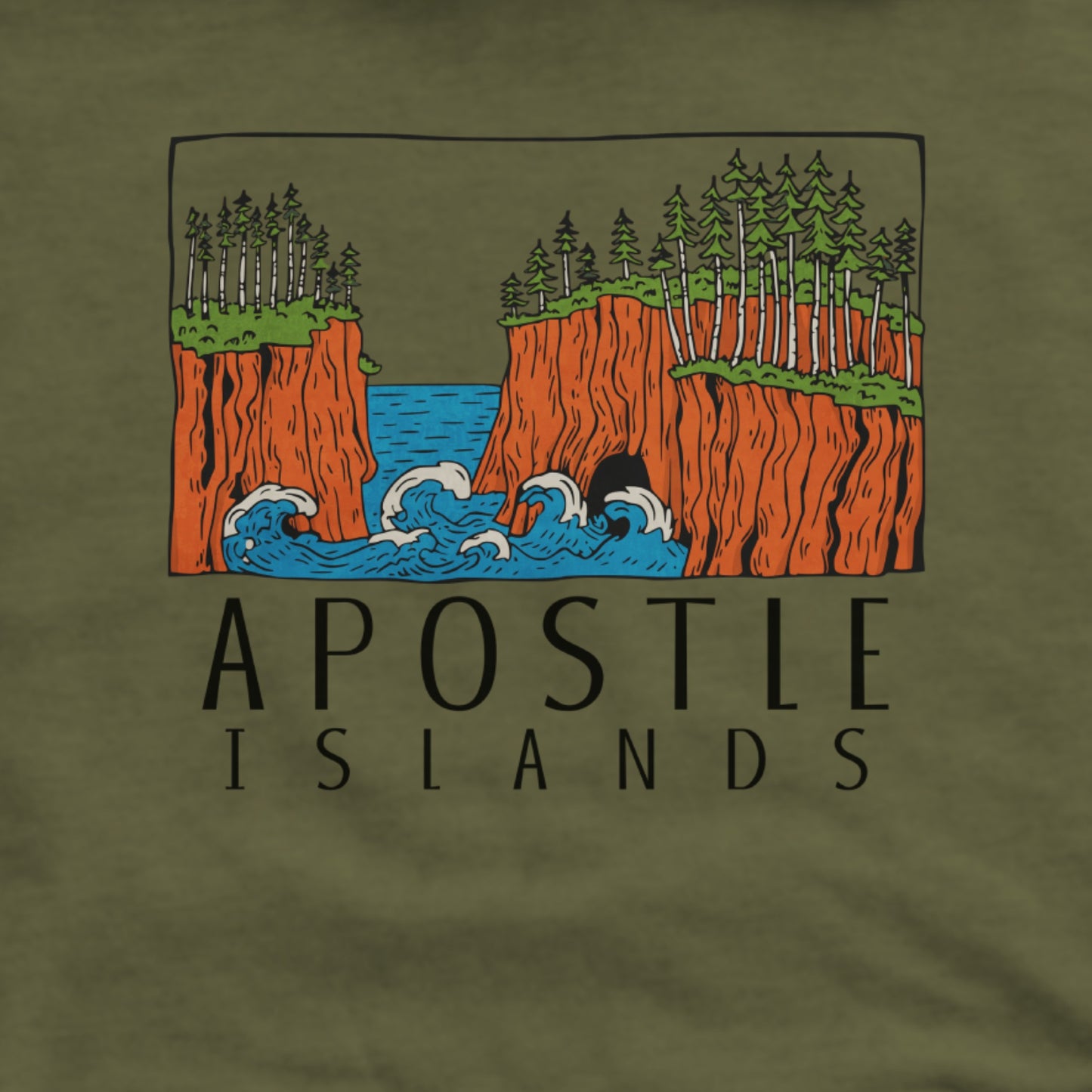 Apostle Islands National Lakeshore Hoodie Adventure and Outdoors Themed Hoodie