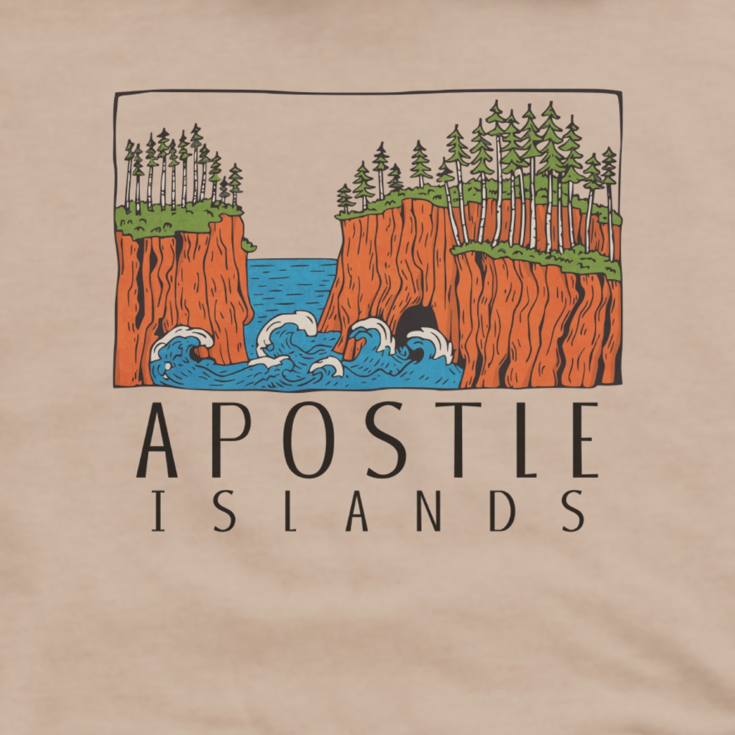 Apostle Islands National Lakeshore Hoodie Adventure and Outdoors Themed Hoodie