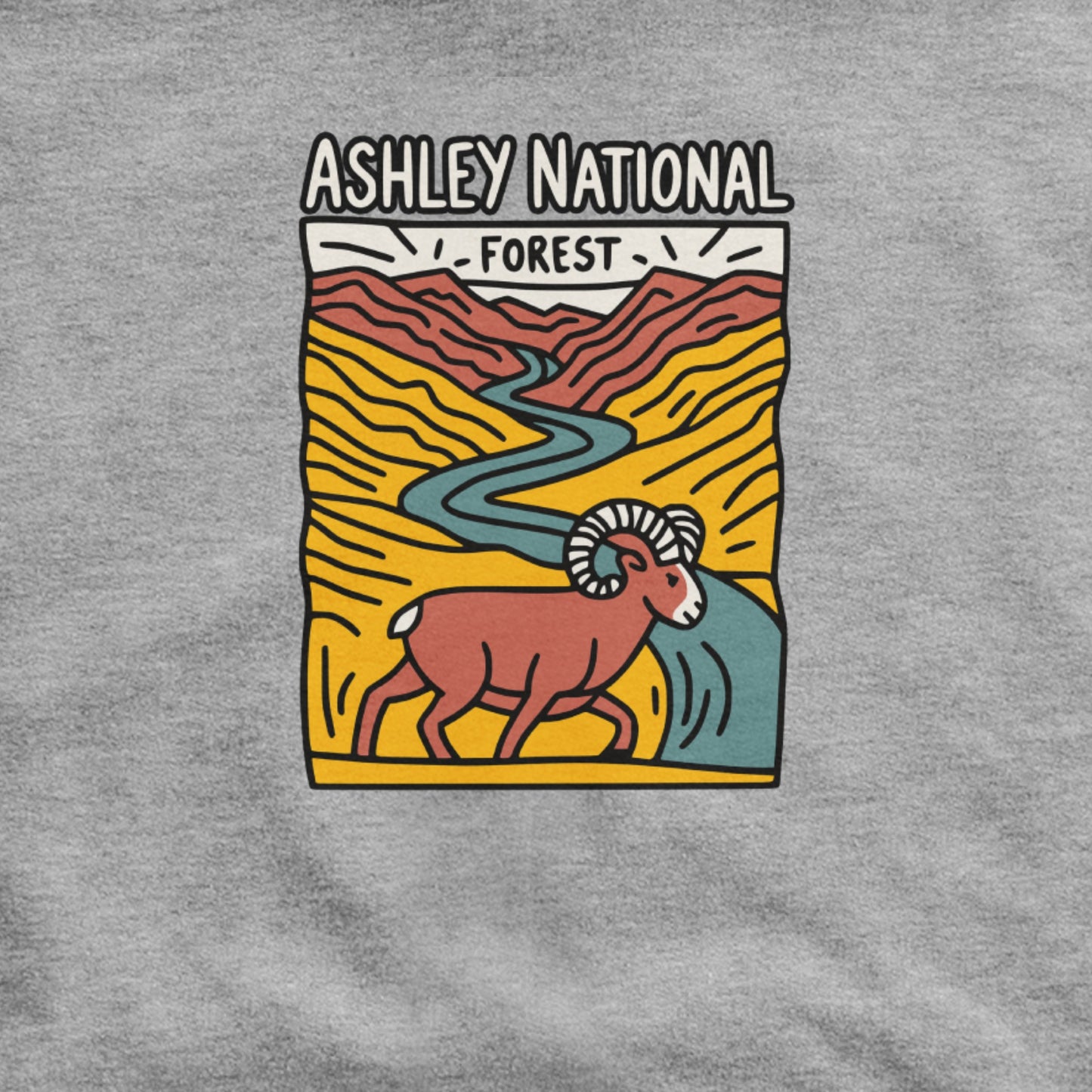 Ashley National Forest Hoodie Adventure and Outdoors Themed Hoodie