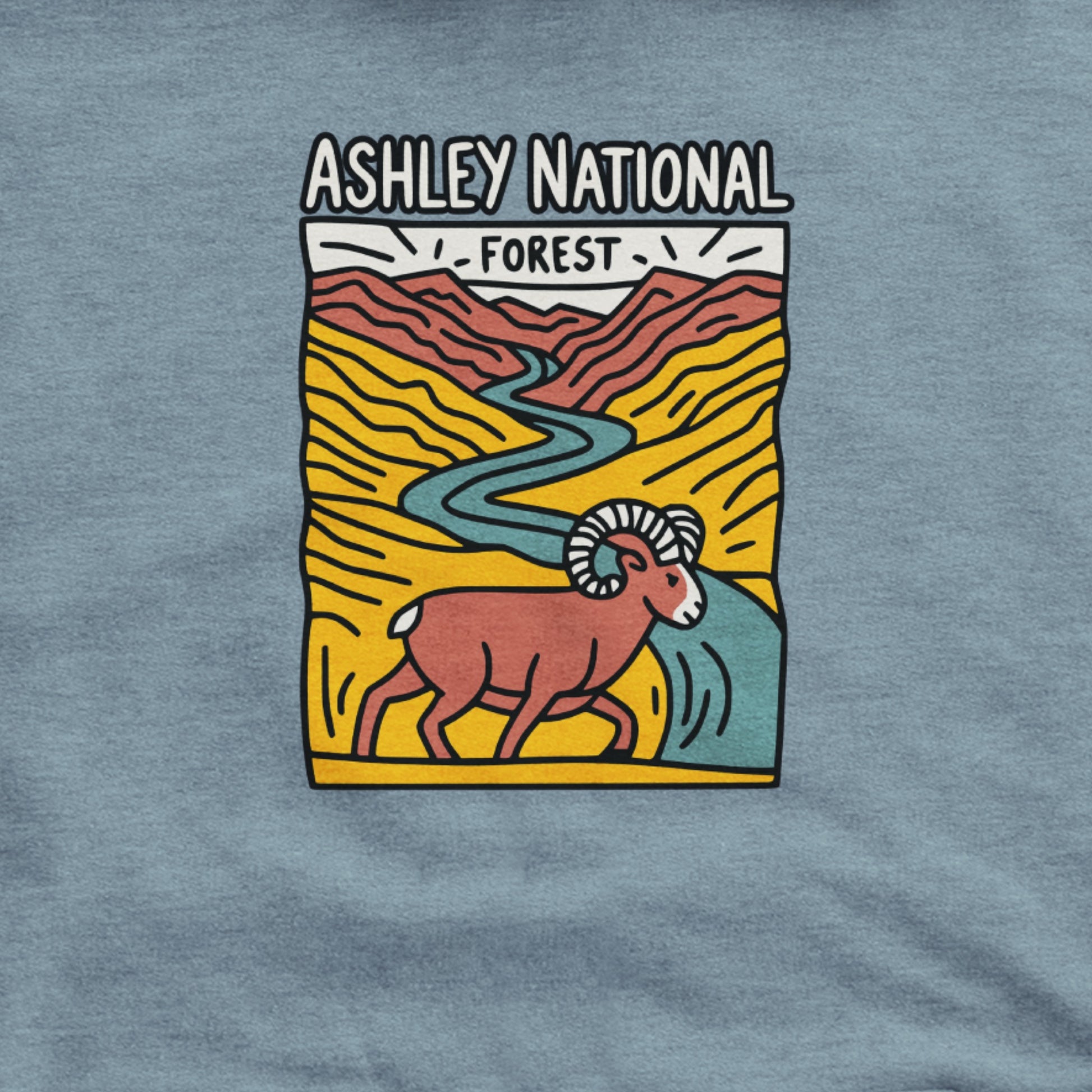 Ashley National Forest Hoodie Adventure and Outdoors Themed Hoodie