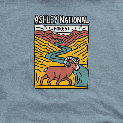 Ashley National Forest Hoodie Adventure and Outdoors Themed Hoodie