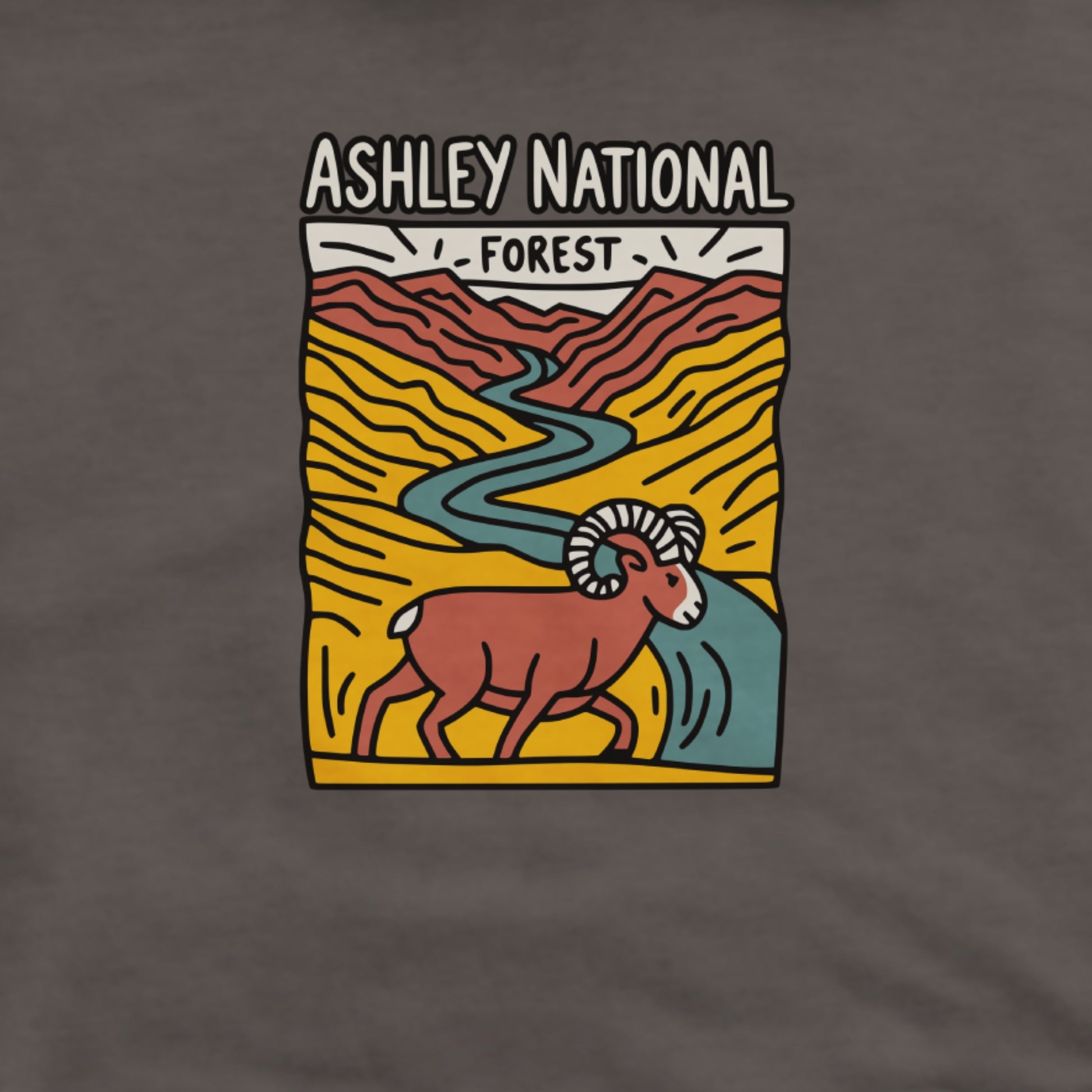 Ashley National Forest Hoodie Adventure and Outdoors Themed Hoodie