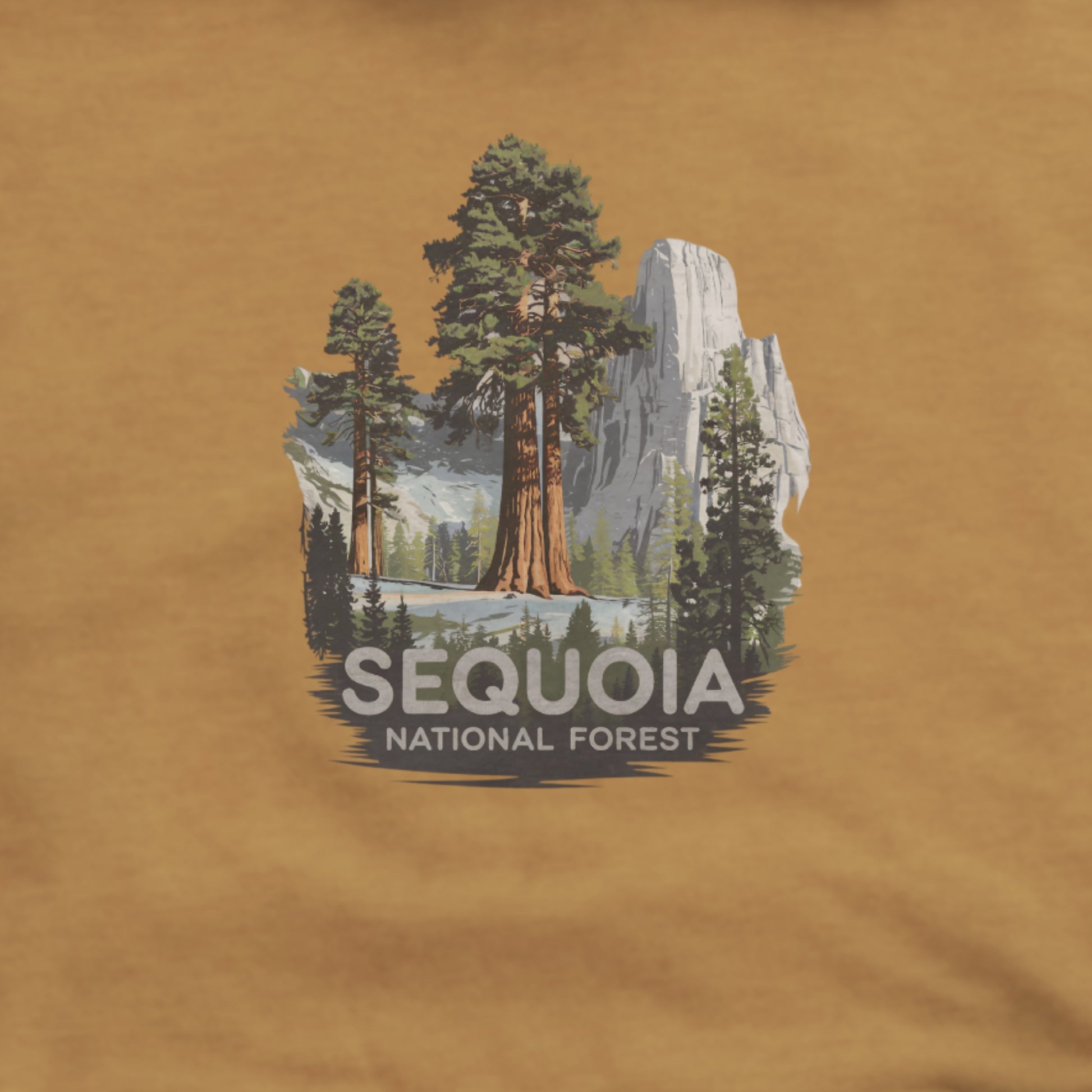 Sequoia National Forest Hoodie Adventure and Outdoors Themed Hoodie