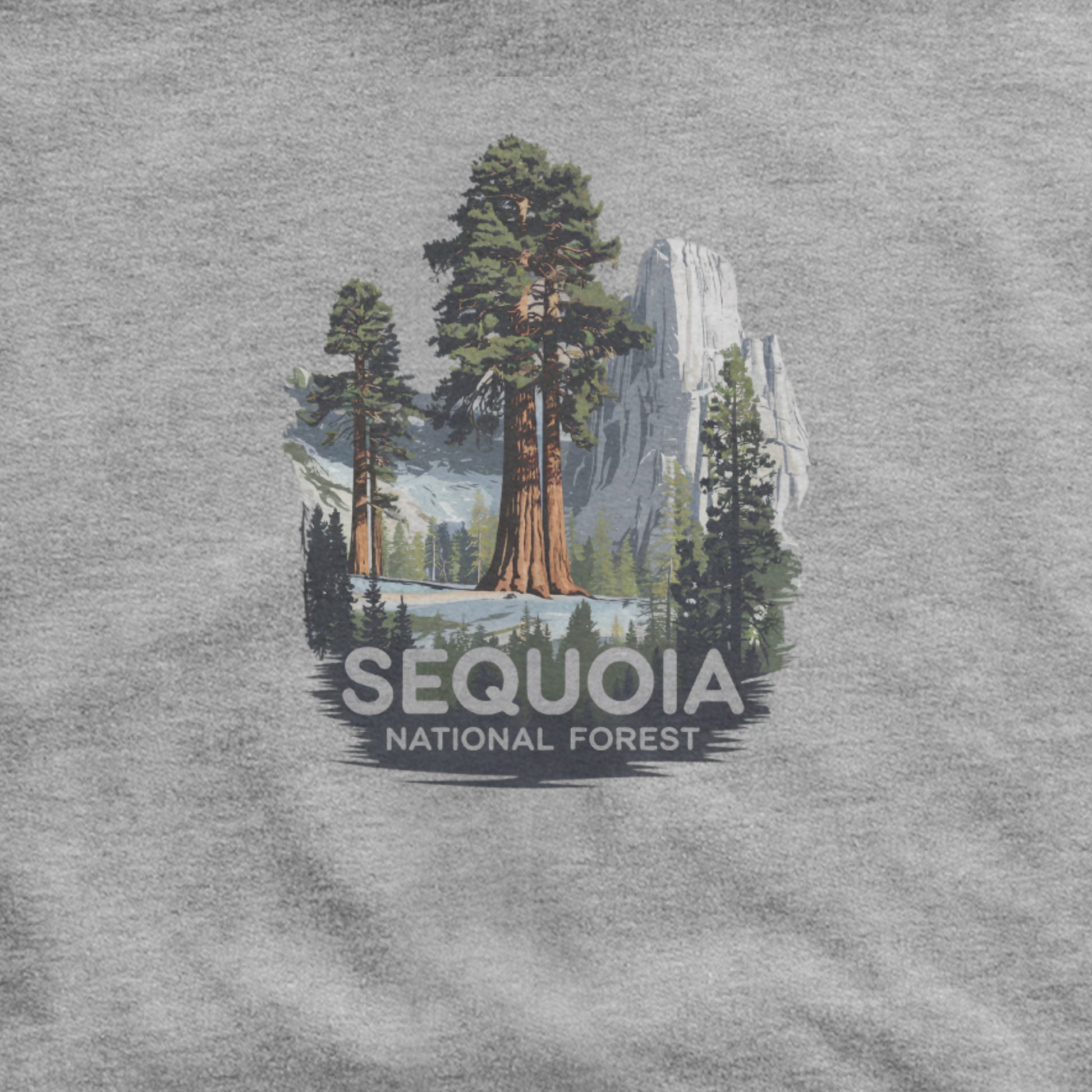 Sequoia National Forest Hoodie Adventure and Outdoors Themed Hoodie