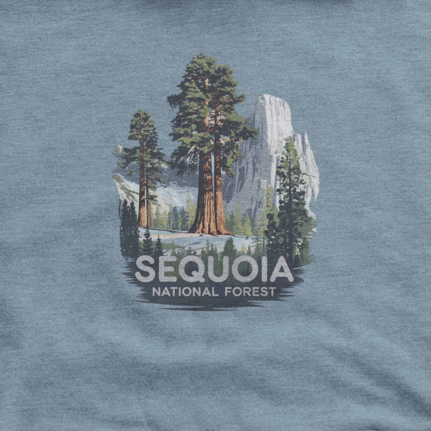 Sequoia National Forest Hoodie Adventure and Outdoors Themed Hoodie