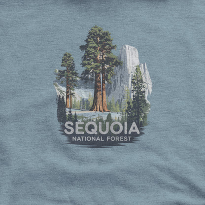 Sequoia National Forest Hoodie Adventure and Outdoors Themed Hoodie