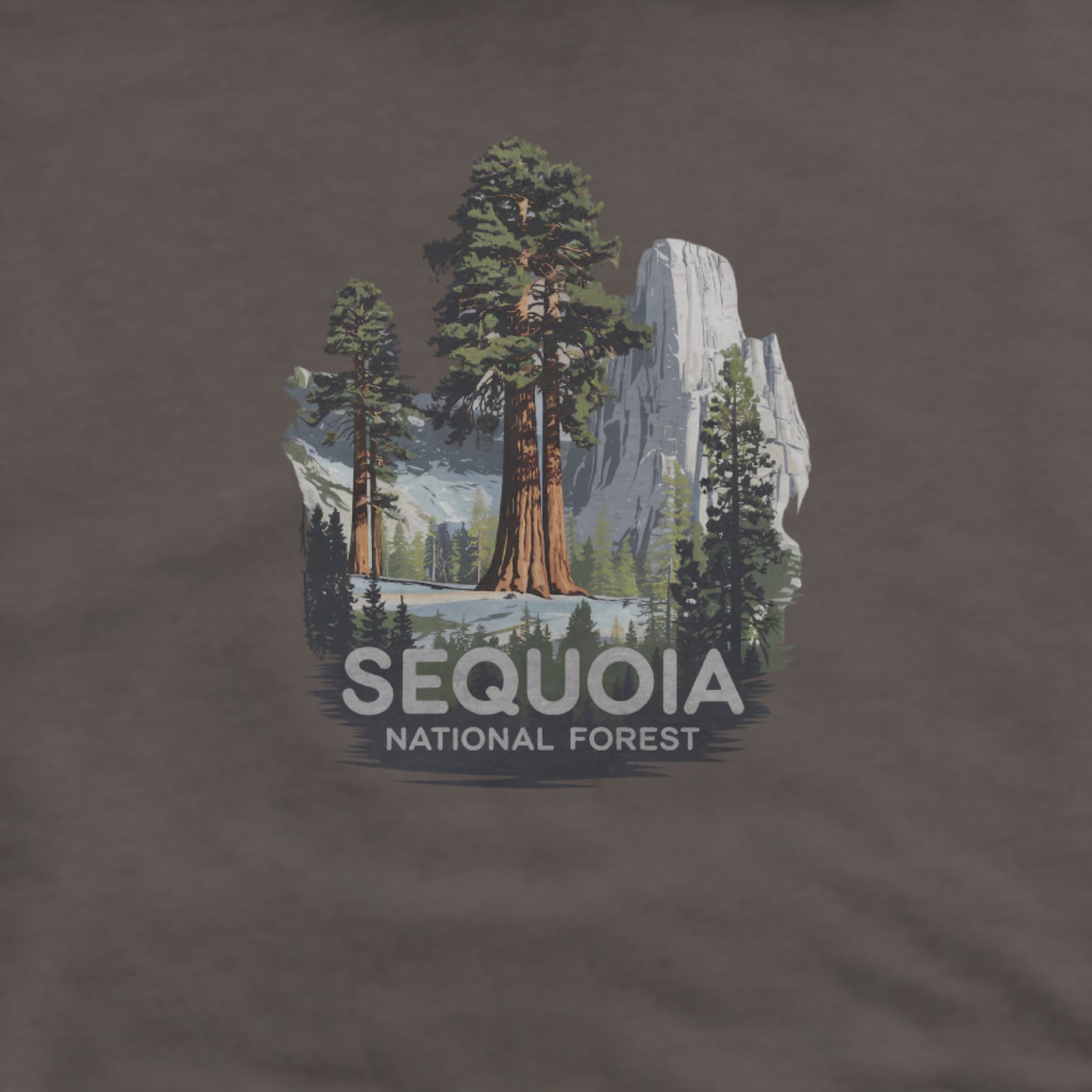 Sequoia National Forest Hoodie Adventure and Outdoors Themed Hoodie