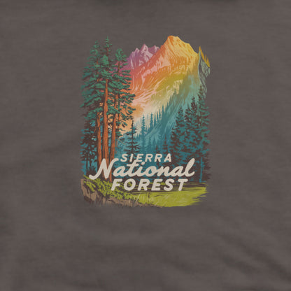 Sierra National Forest Hoodie Adventure and Outdoors Themed Hoodie