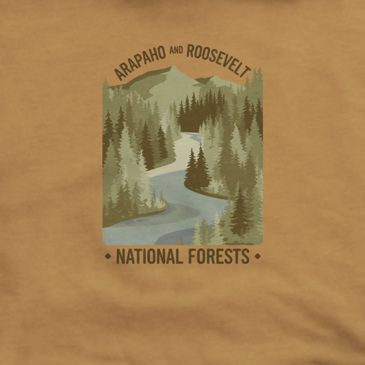 Arapaho and Roosevelt National Forests Hoodie Adventure and Outdoors Themed Hoodie