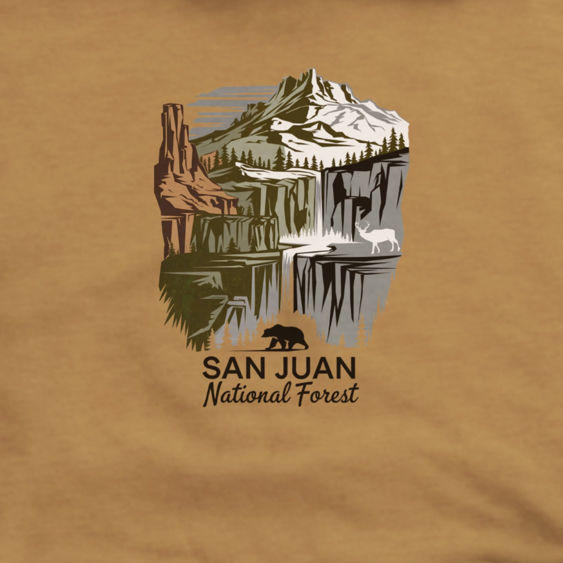 San Juan National Forest Hoodie Adventure and Outdoors Themed Hoodie