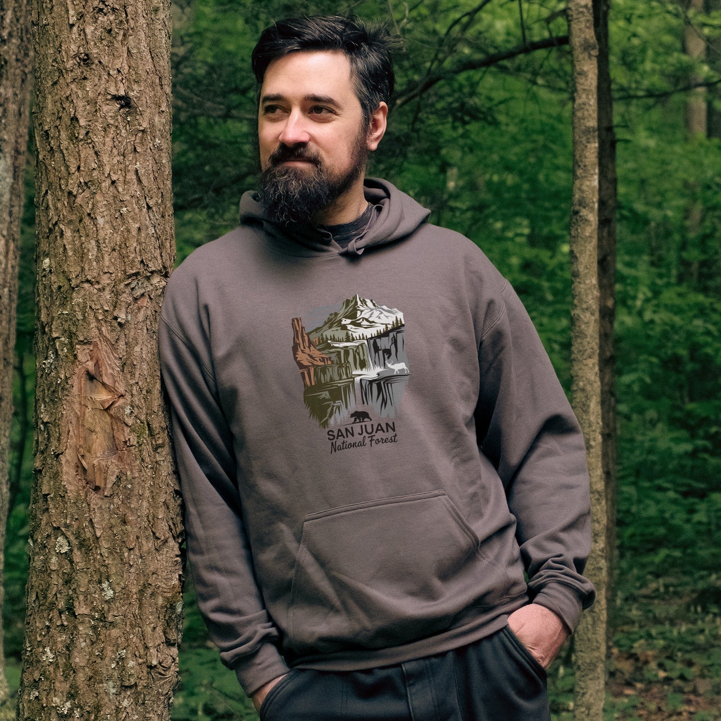 San Juan National Forest Hoodie Adventure and Outdoors Themed Hoodie