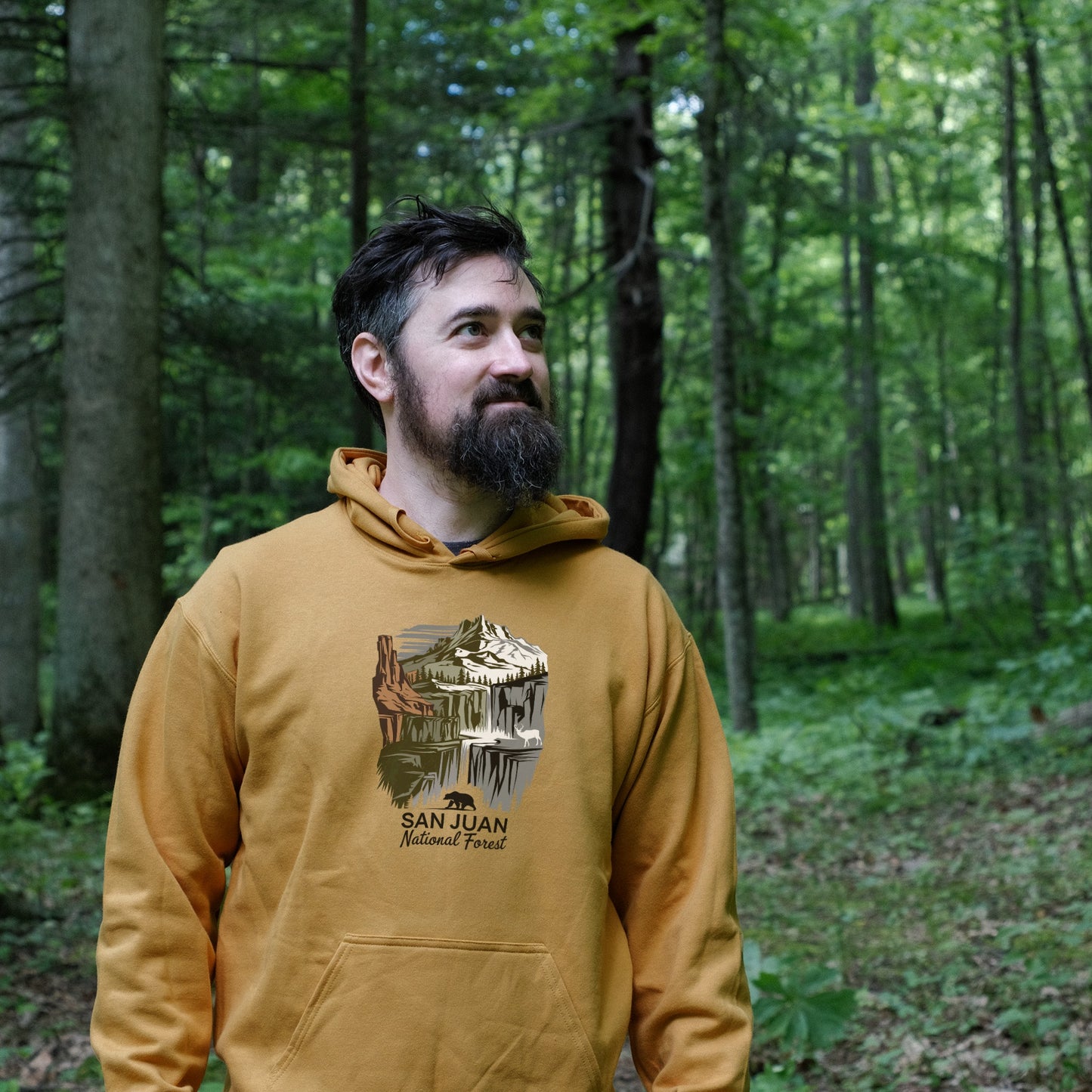 San Juan National Forest Hoodie Adventure and Outdoors Themed Hoodie