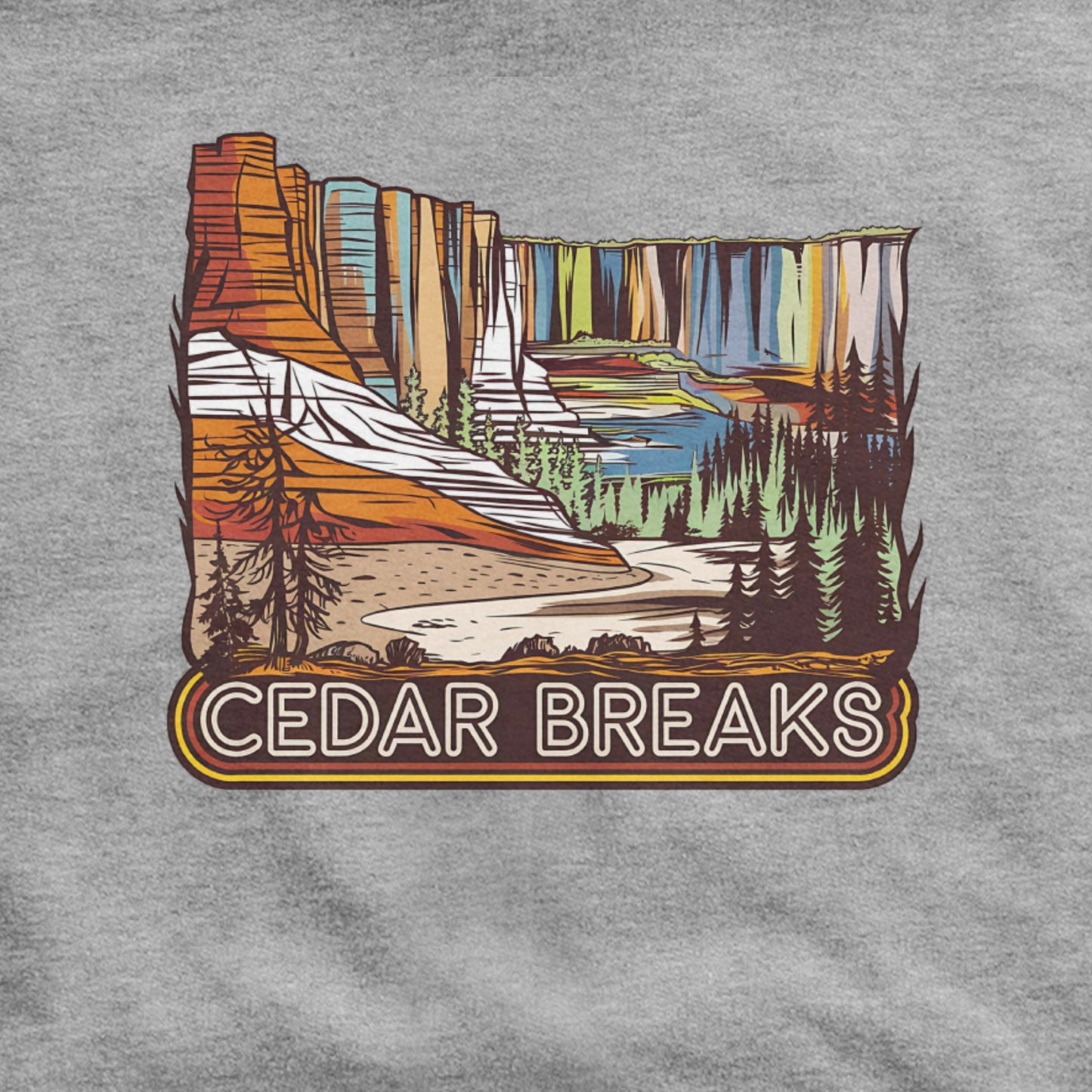 Cedar Breaks National Forest Hoodie Adventure and Outdoors Themed Hoodie