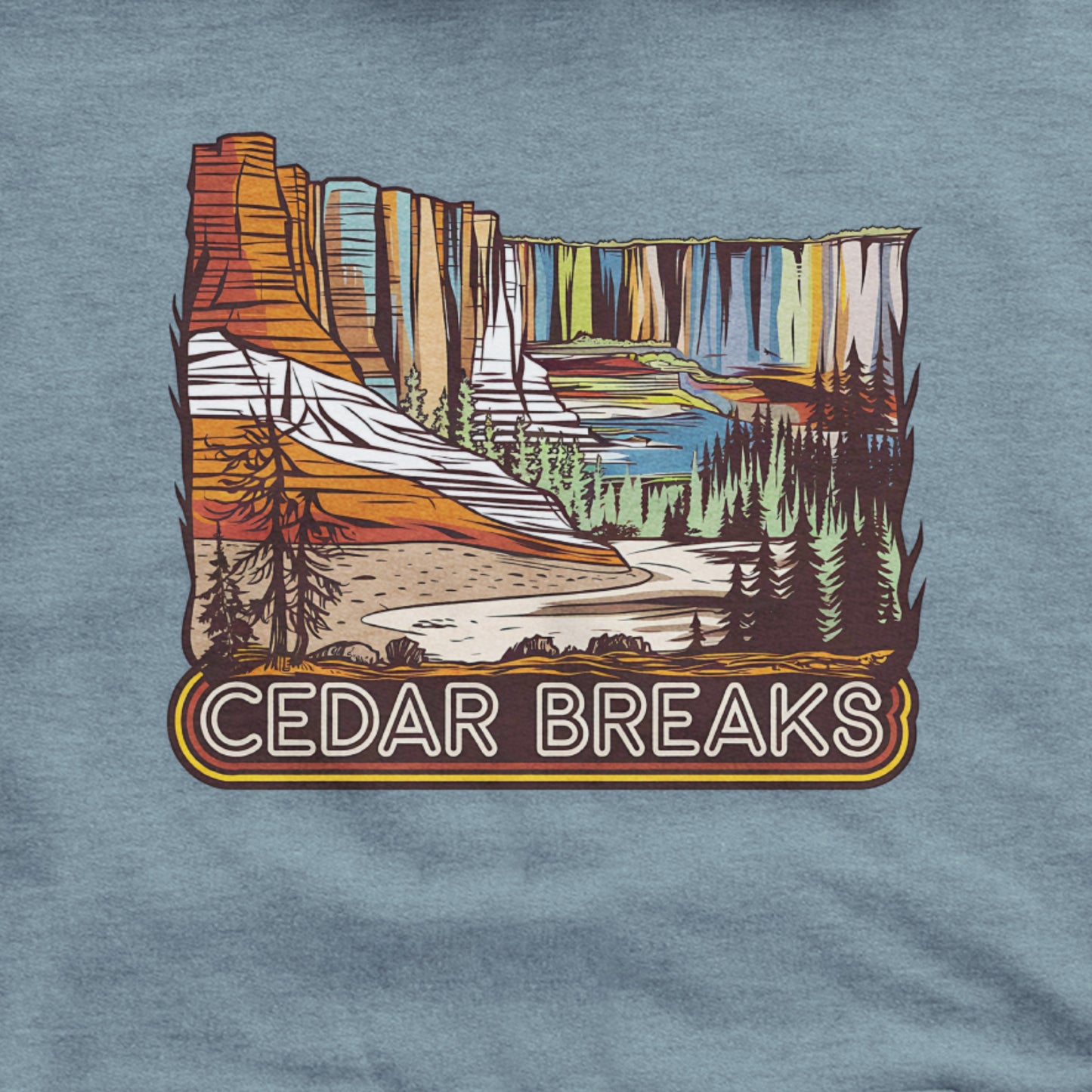 Cedar Breaks National Forest Hoodie Adventure and Outdoors Themed Hoodie