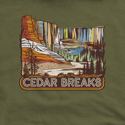 Cedar Breaks National Forest Hoodie Adventure and Outdoors Themed Hoodie