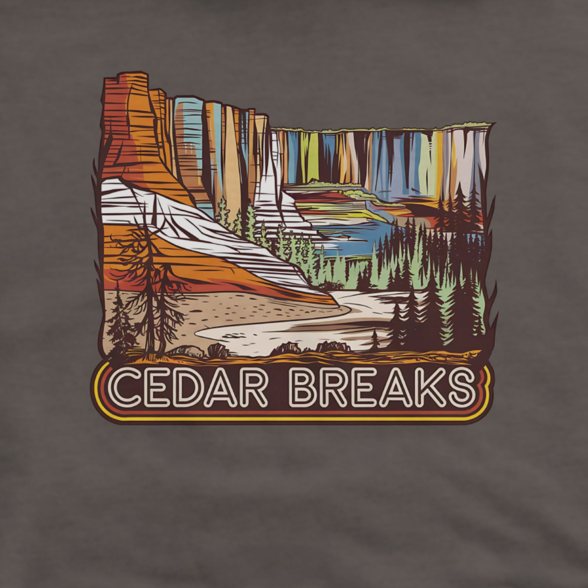 Cedar Breaks National Forest Hoodie Adventure and Outdoors Themed Hoodie