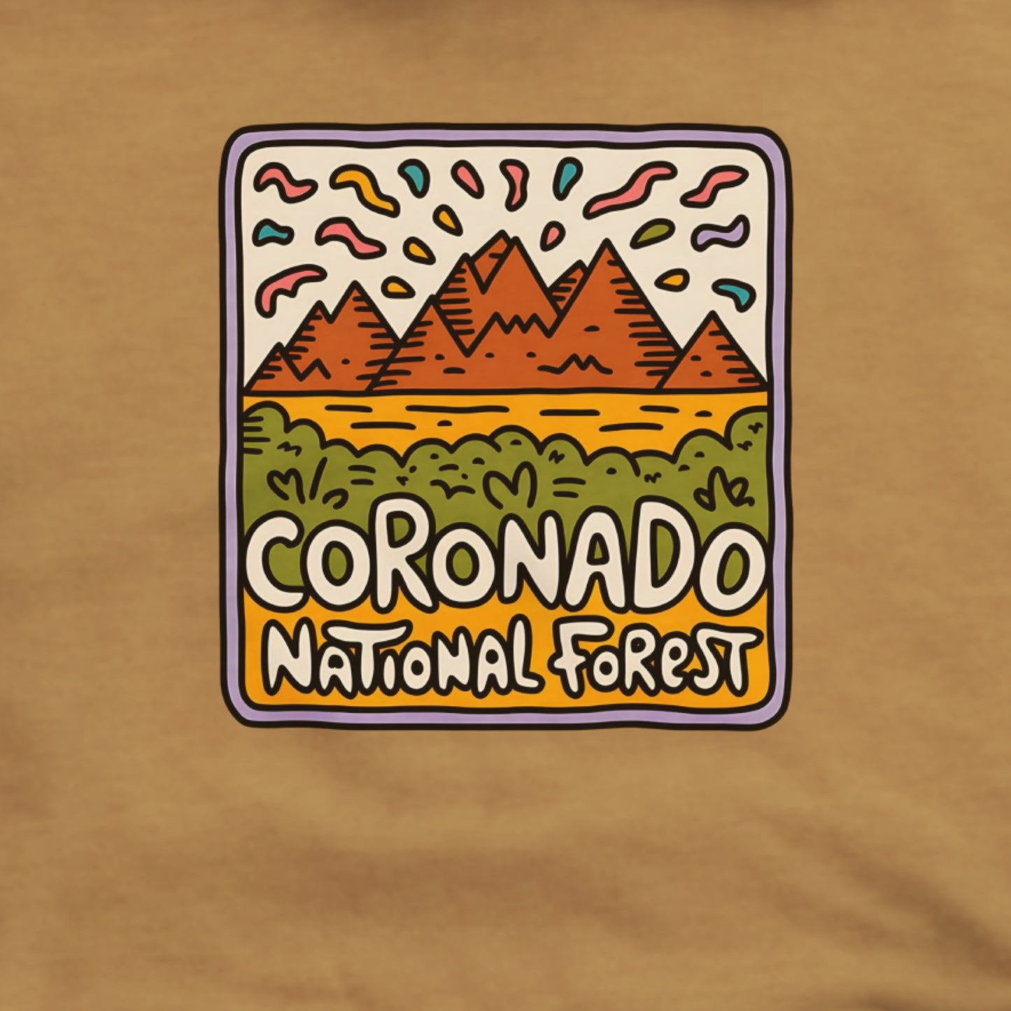 Coronado National Forest Hoodie Adventure and Outdoors Themed Hoodie