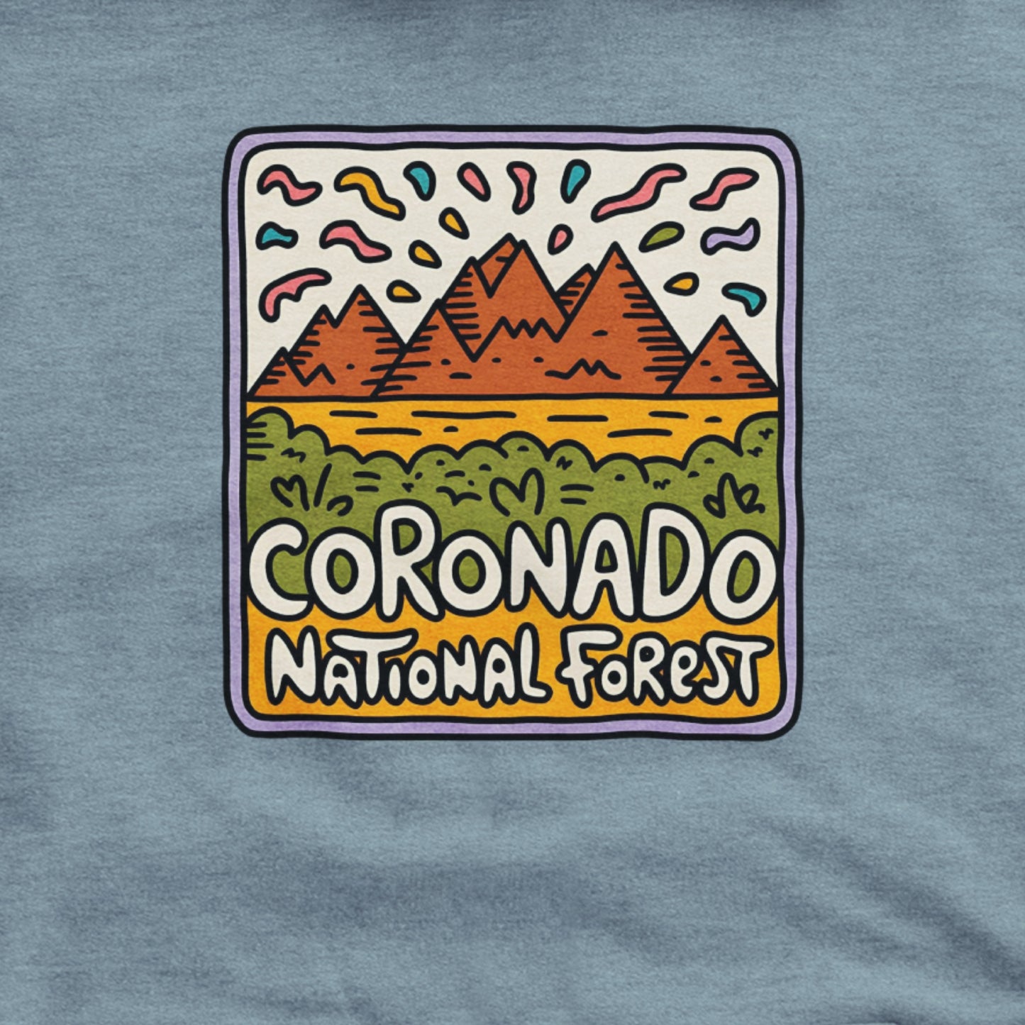 Coronado National Forest Hoodie Adventure and Outdoors Themed Hoodie