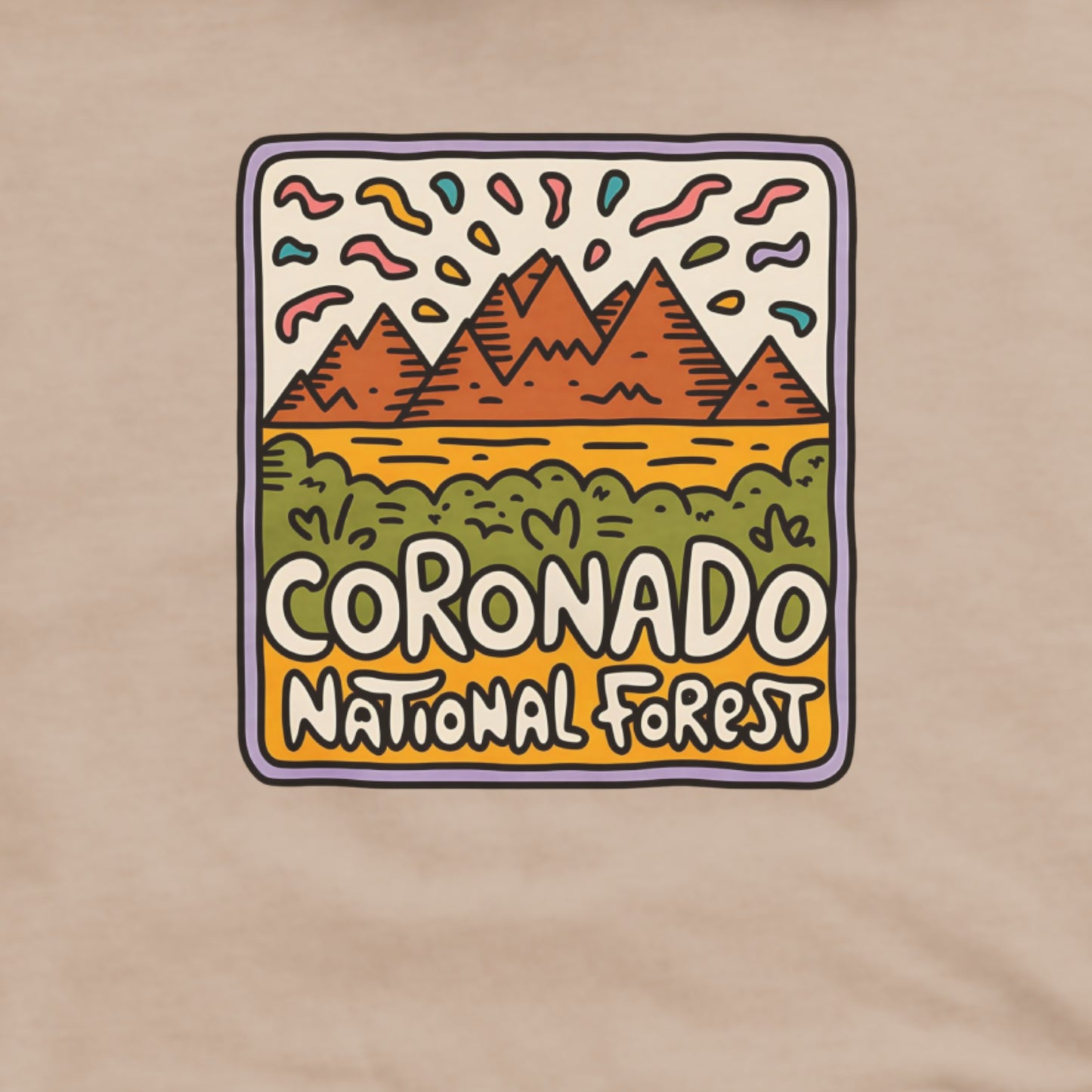 Coronado National Forest Hoodie Adventure and Outdoors Themed Hoodie