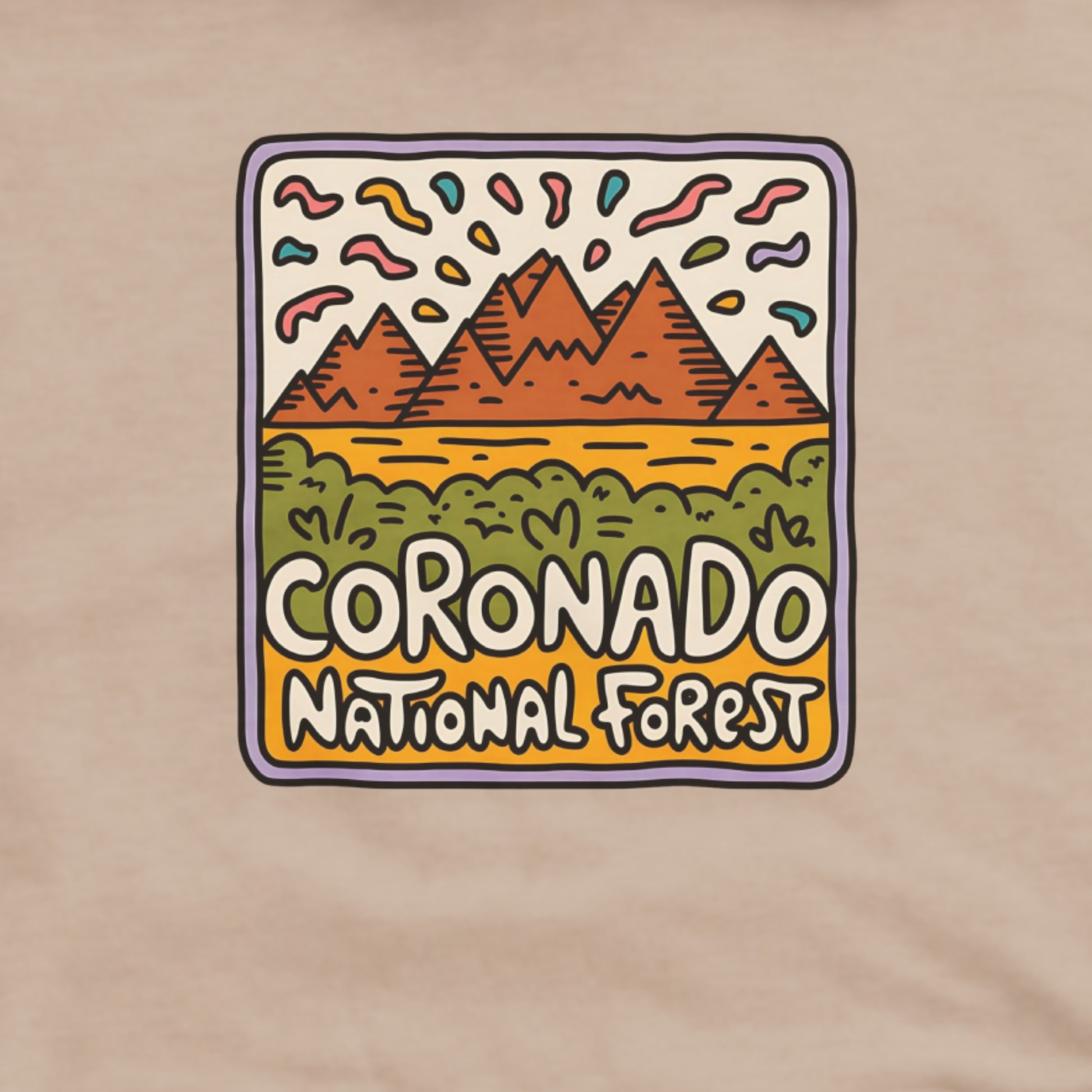 Coronado National Forest Hoodie Adventure and Outdoors Themed Hoodie