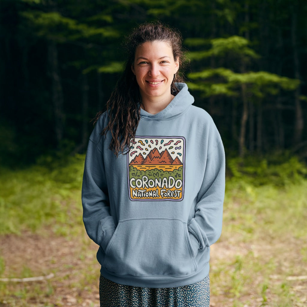 Coronado National Forest Hoodie Adventure and Outdoors Themed Hoodie
