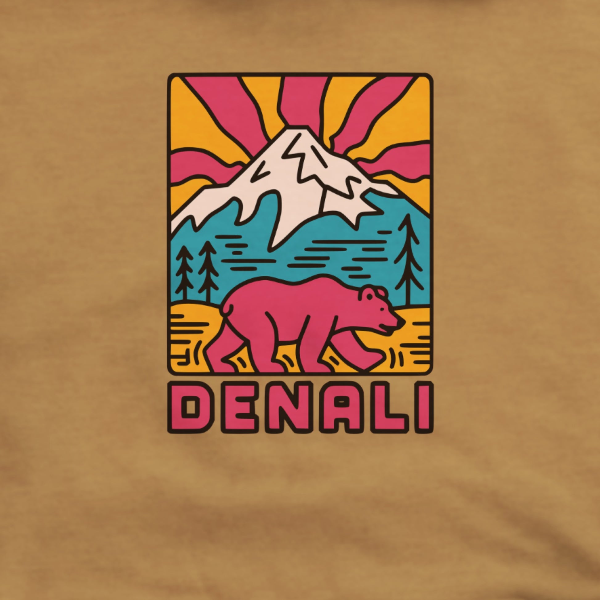 Denali National Park Hoodie Adventure and Outdoors Themed Hoodie