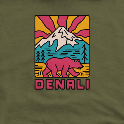 Denali National Park Hoodie Adventure and Outdoors Themed Hoodie