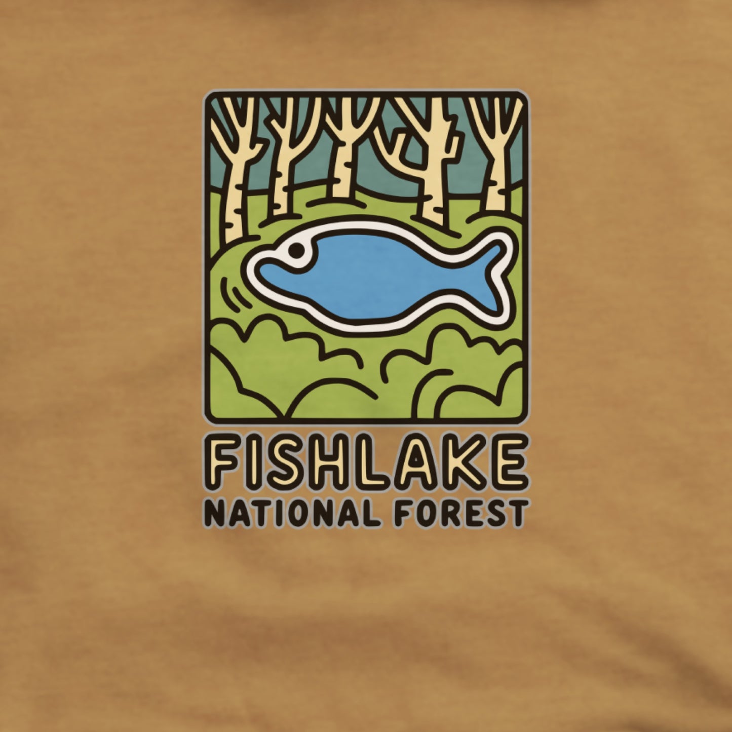 Fishlake National Forest Hoodie Adventure and Outdoors Themed Hoodie