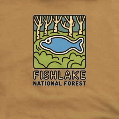 Fishlake National Forest Hoodie Adventure and Outdoors Themed Hoodie