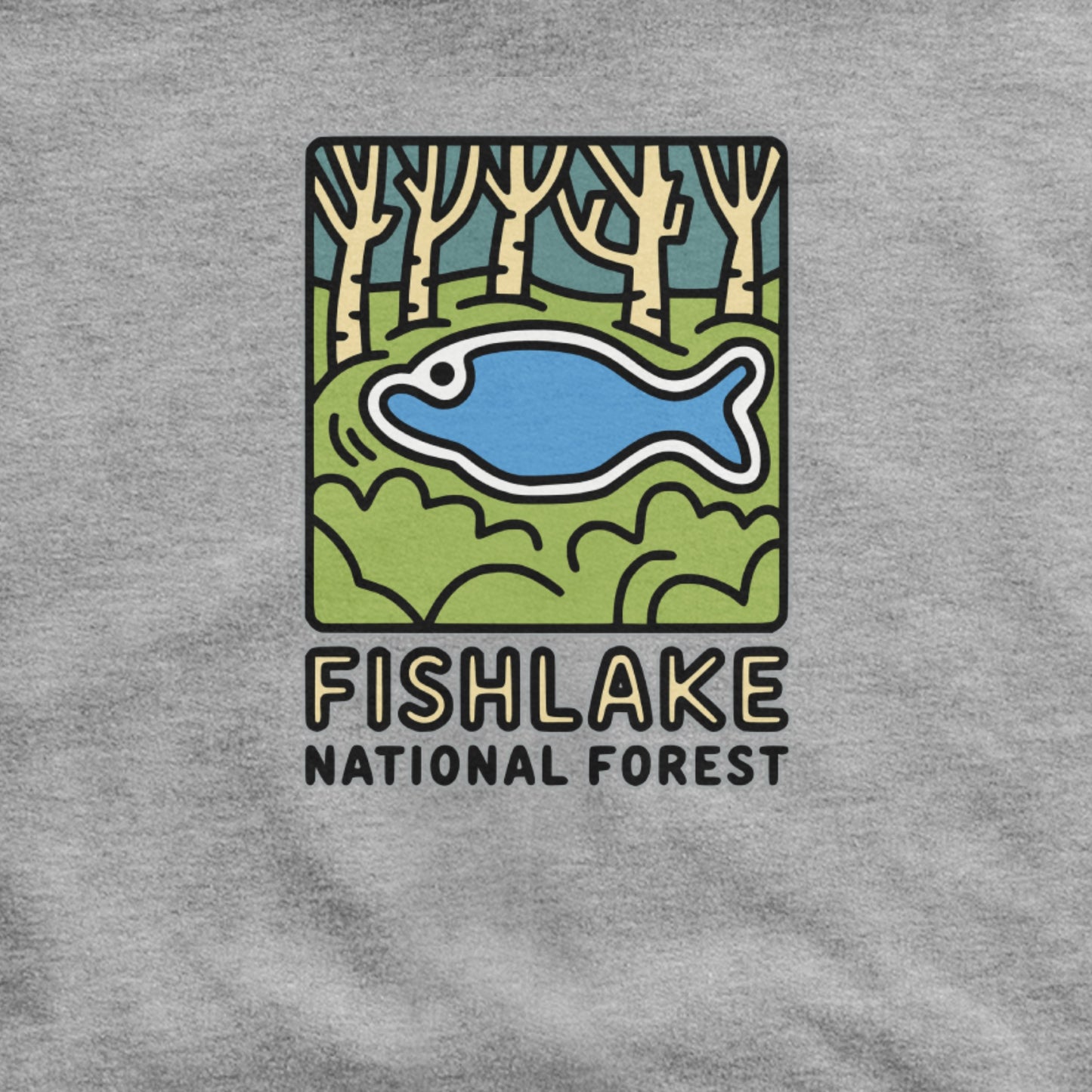 Fishlake National Forest Hoodie Adventure and Outdoors Themed Hoodie